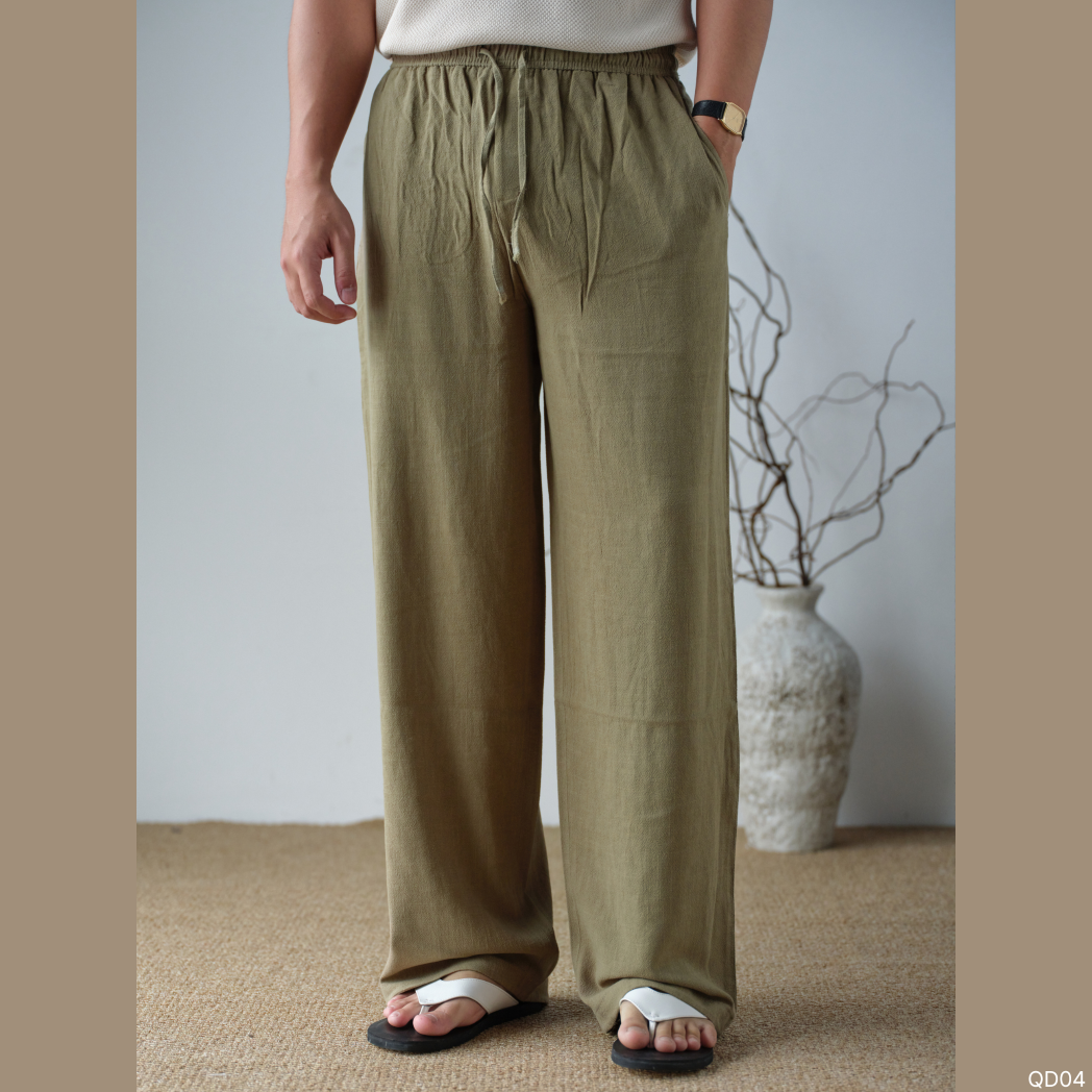 Quần Dài Tiago Vải Linen Form Wide Leg_thumbnail_3