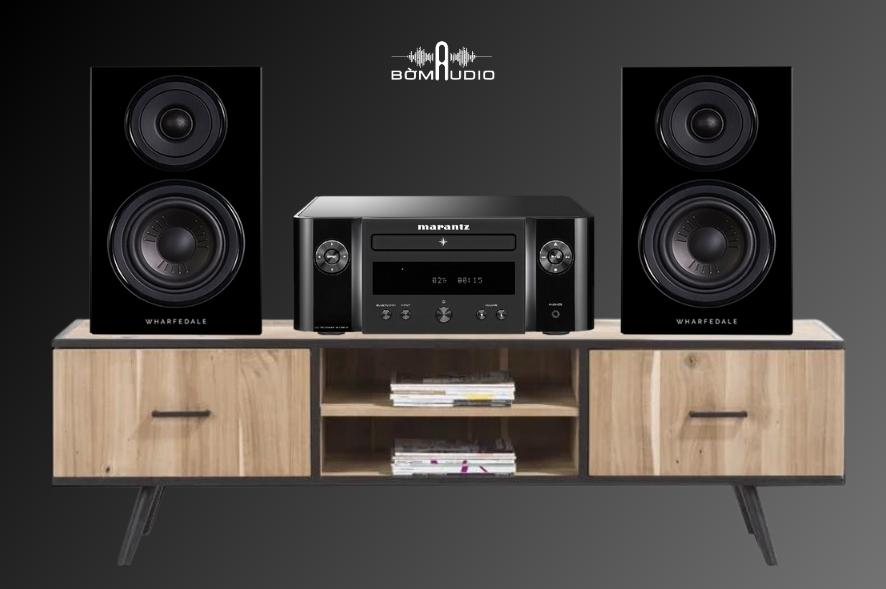 COMBO AMPLY MARANTZ M-  CR412 + LOA WHARFEDAL DIAMOND 12.2 - B31