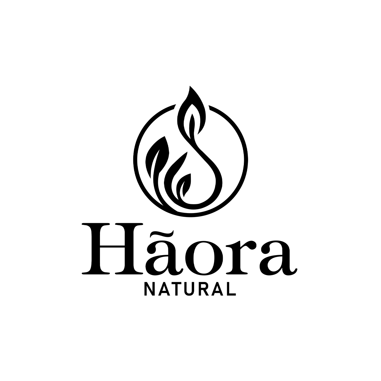 LOGO HAORA MÀU ĐEN