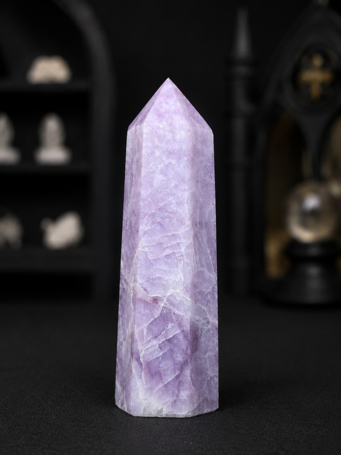 Trụ Lepidolite / Purple Mica  - Brazil