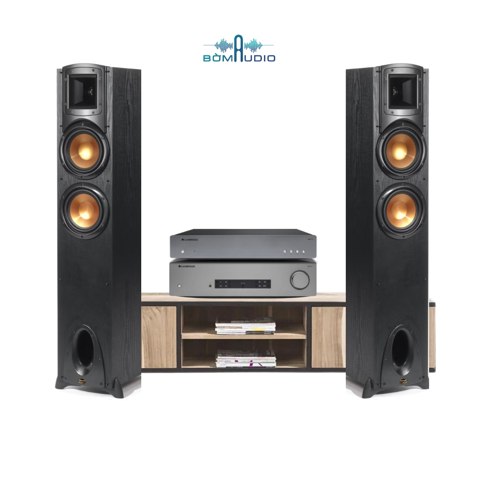 Combo Amply CAMBRIDGE AUDIO AXR100 + Network Player CAMBRIDGE AXN 10 + Loa Cột KLIPSCH F200 - B75_thumbnail_1