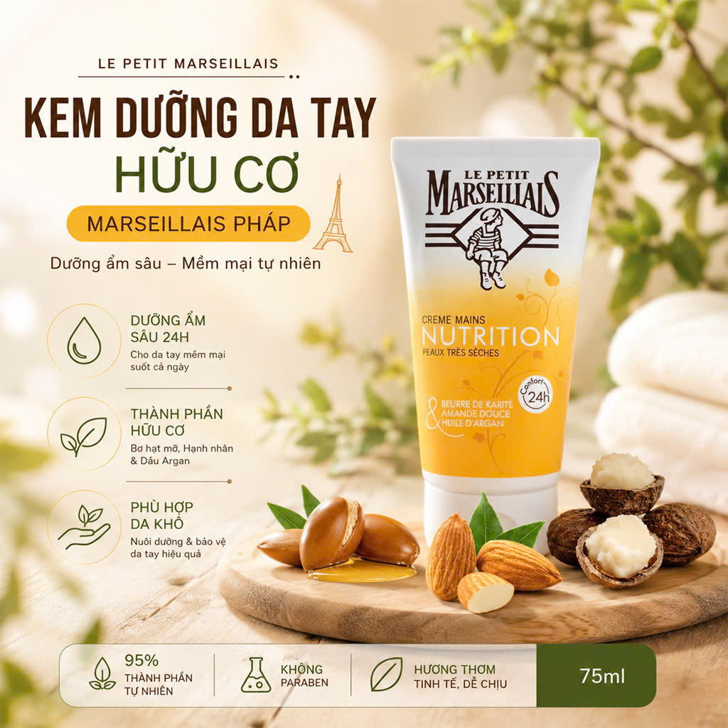 Kem Dưỡng Da Tay Le Petit Marseillais
