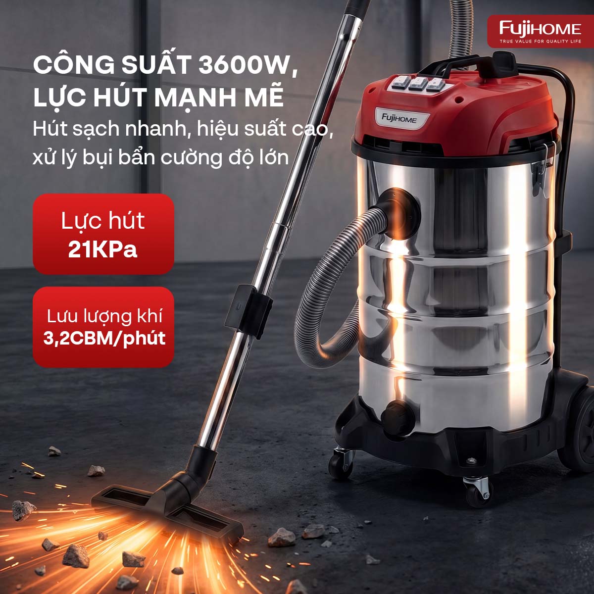 Máy hút bụi công nghiệp Fujihome VC80N_thumbnail_1