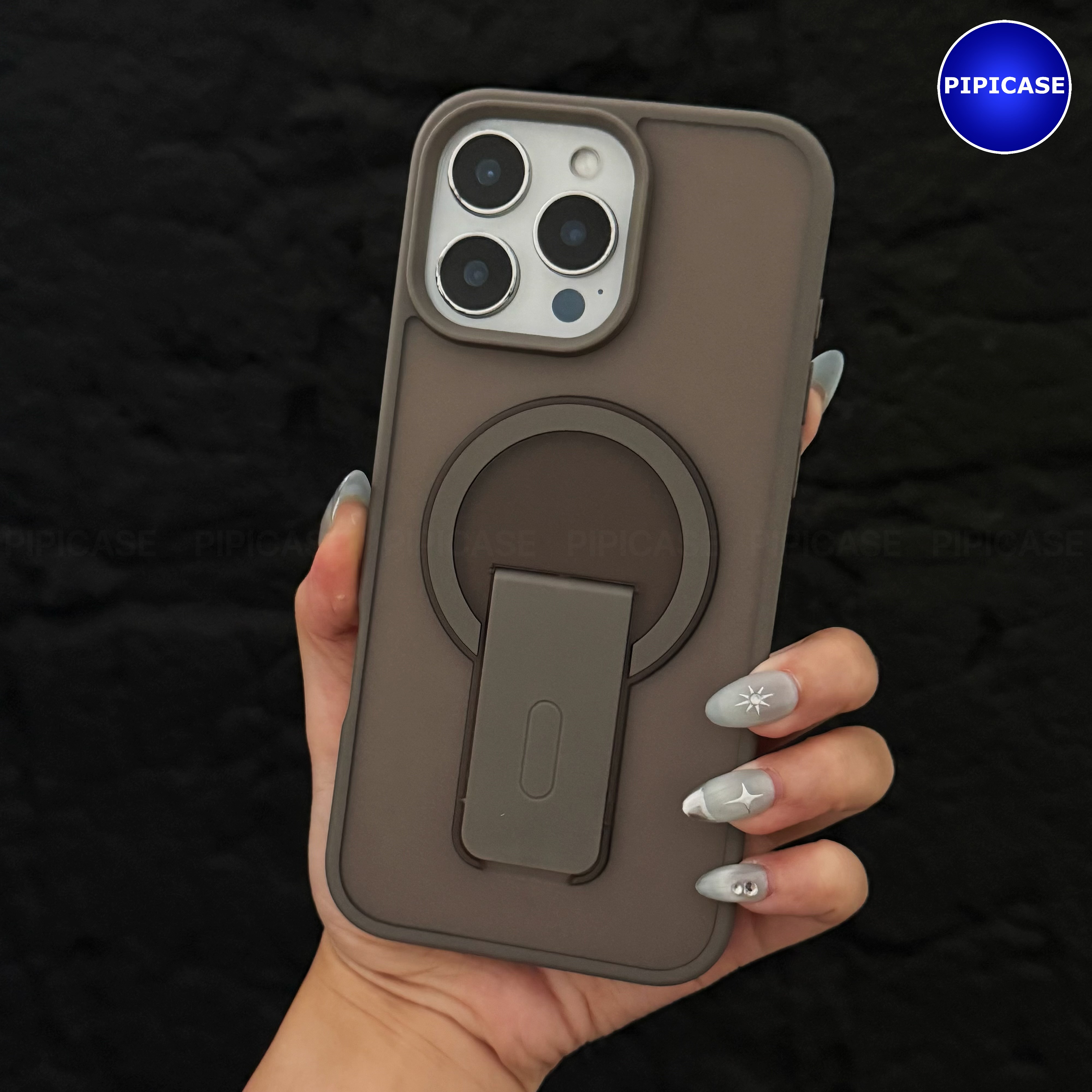 Ốp Lưng iPhone 16 Pro Max - Quin - Xám_thumbnail_3