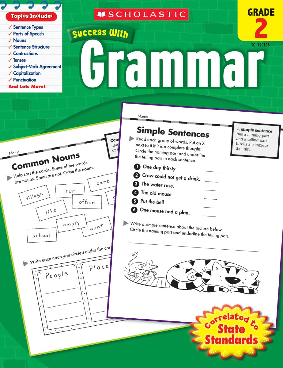 Scholastic Success With Grammar Grade 2 - Bản đẹp
