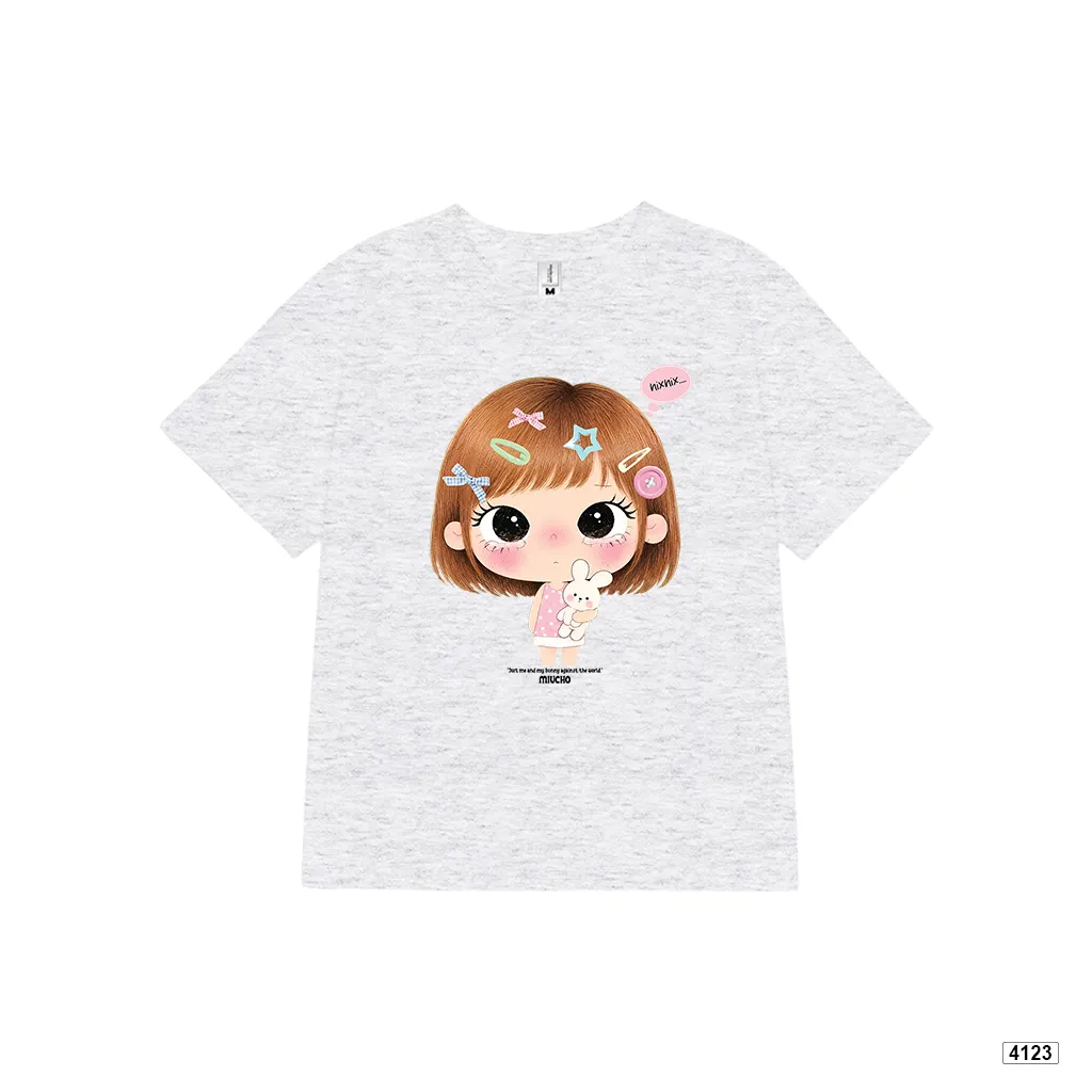 Áo thun nữ form babytee hoạt hình chibi đáng yêu Miucho 4123_thumbnail_0