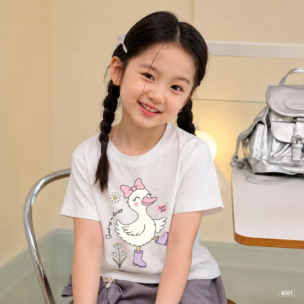 Áo thun bé gái Vịt con đáng yêu Kado 4001_thumbnail_5
