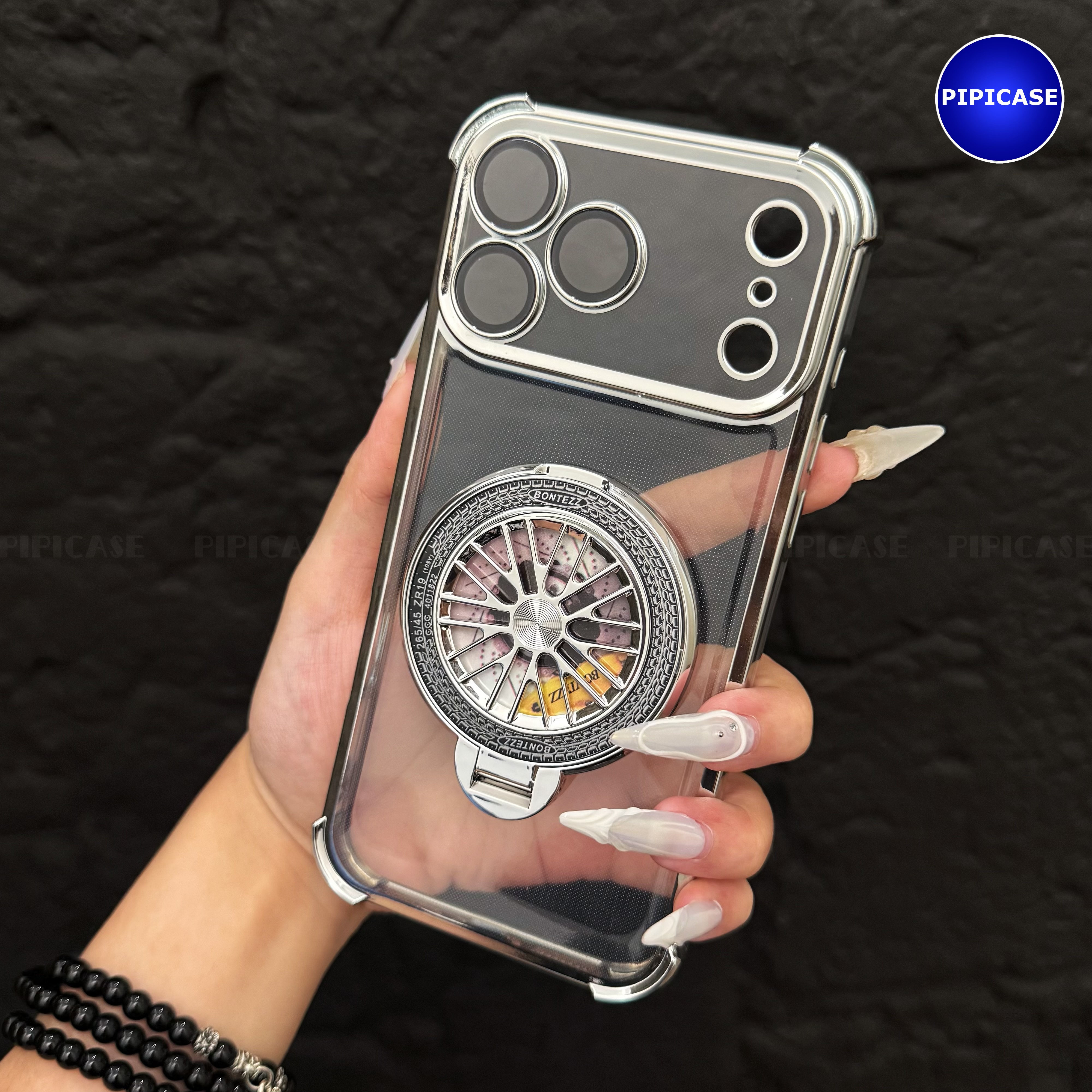 Ốp Lưng iPhone 17 Pro Max - AB - Bạc