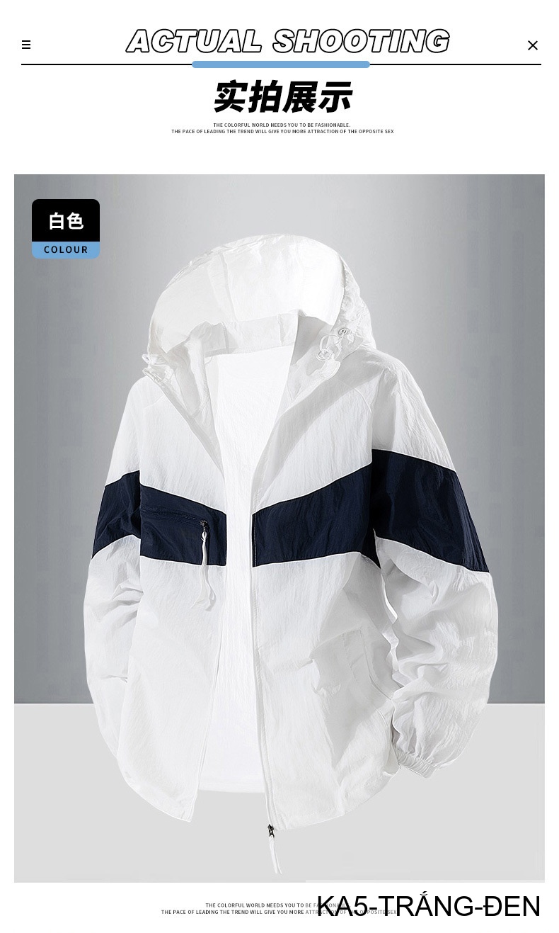 KA5 - Áo Khoác Chống Nắng Mùa Hè 2025 Phong Cách Nhật Bản, Thoáng Khí, Có Mũ, Size Lớn_thumbnail_7