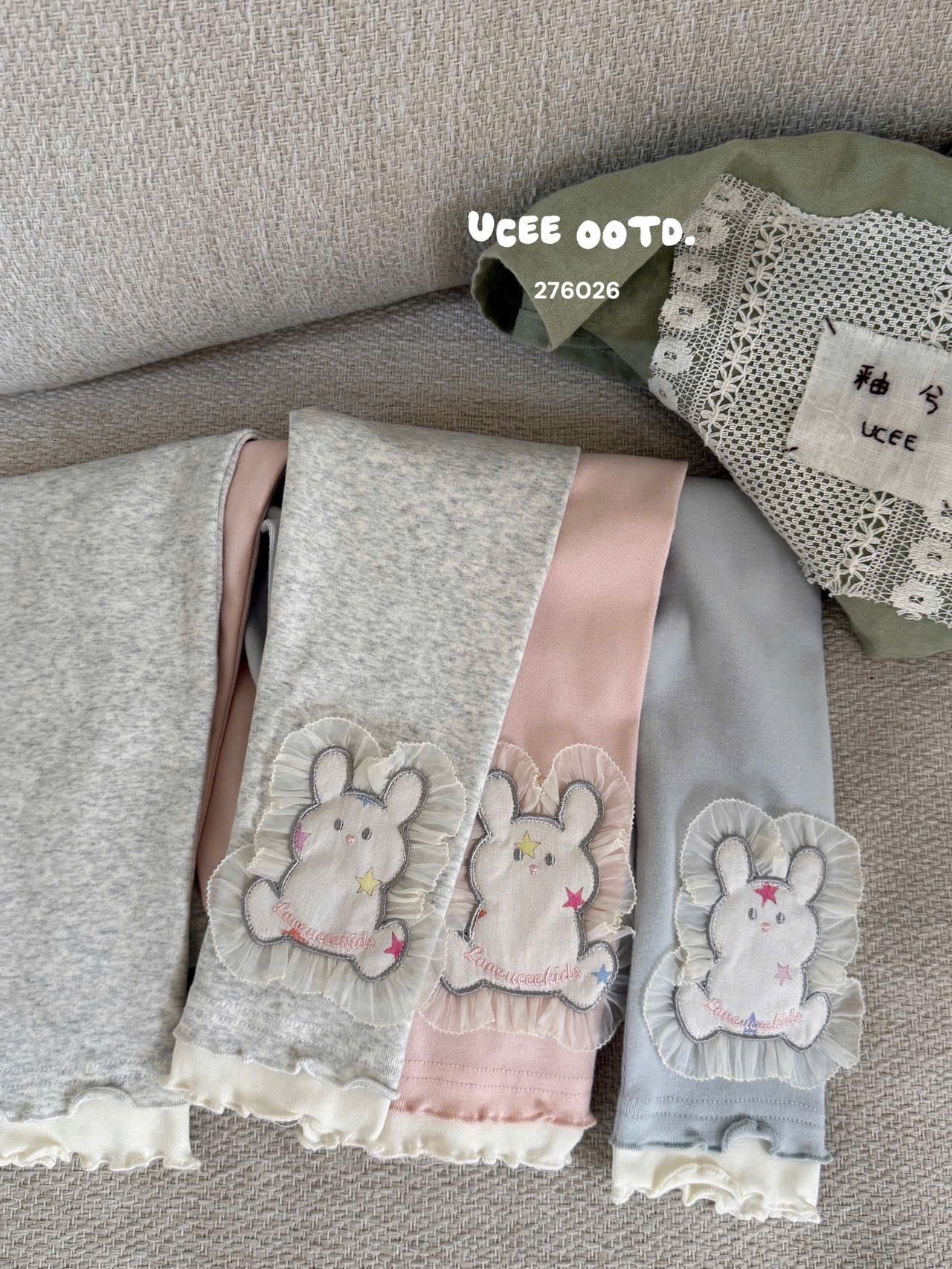 UC47 - Quần legging gắn tag thỏ xinh UCEE 276026