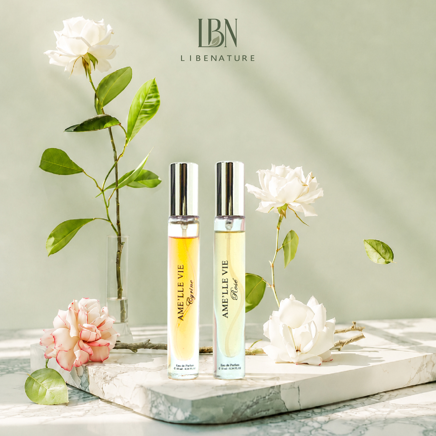 Combo 2 Chai Nước hoa Ame'lle Vie CYRINE & ROSÉ 10ml_thumbnail_5