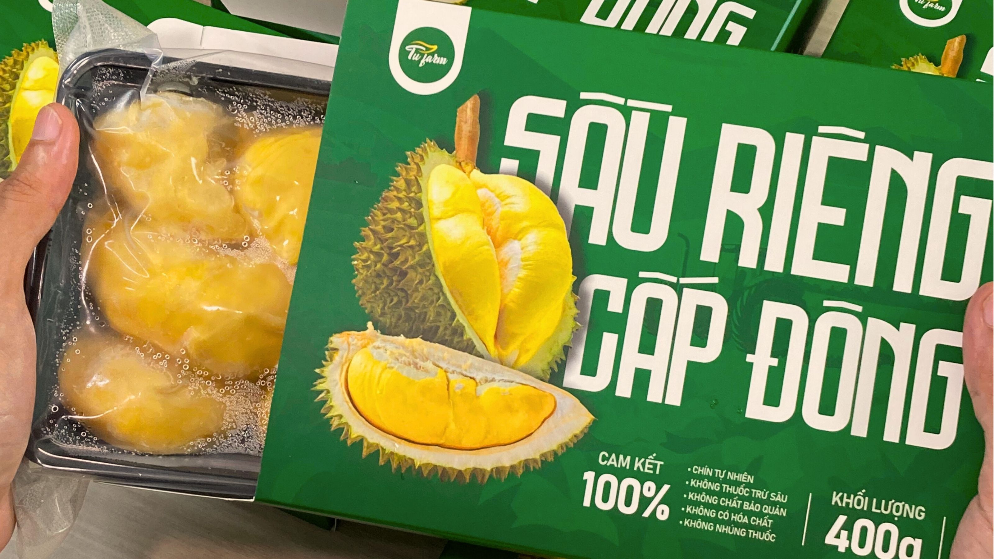 sầu riêng cấp đông