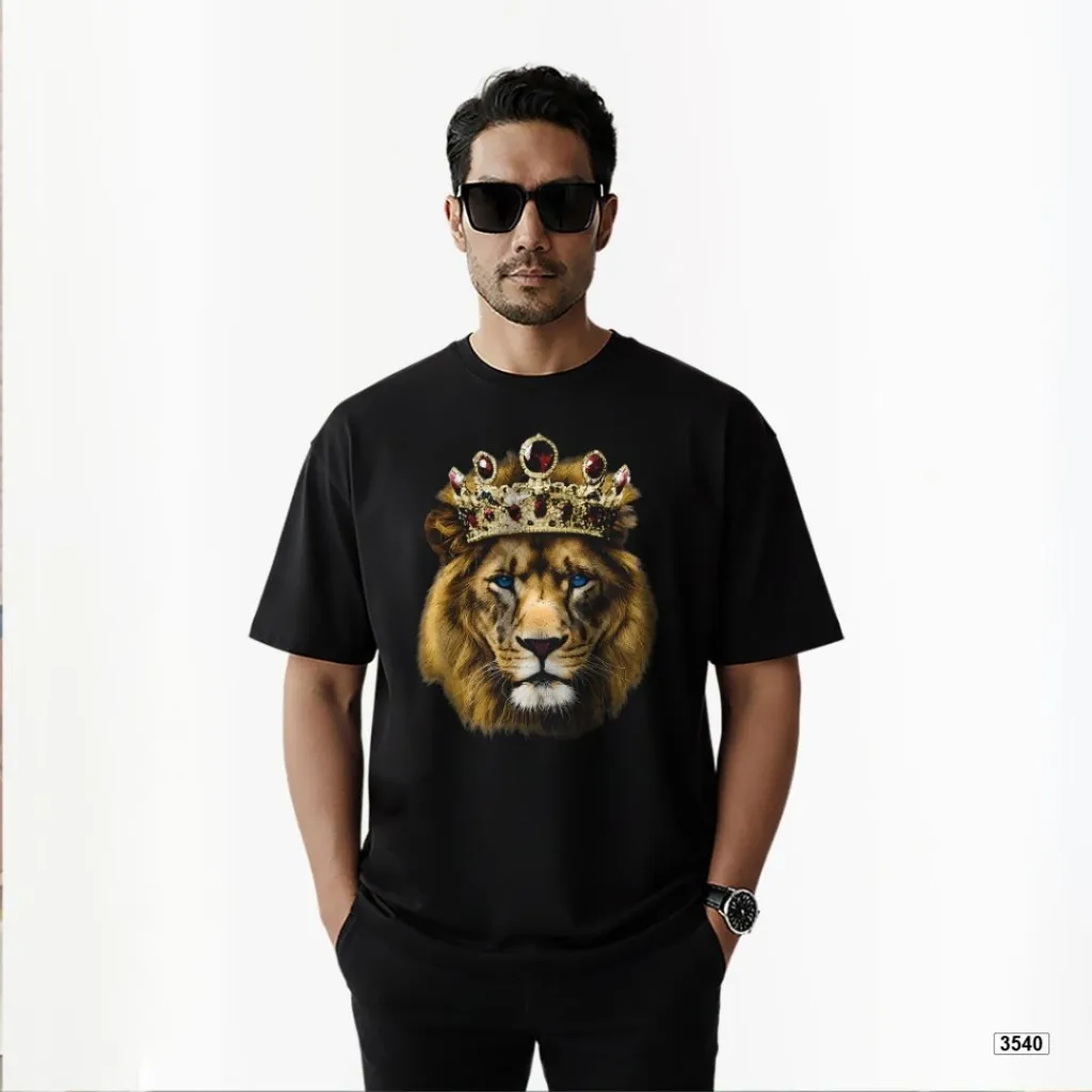 Áo thun nam form rộng Lion Kingg TeePrint 3540_thumbnail_1