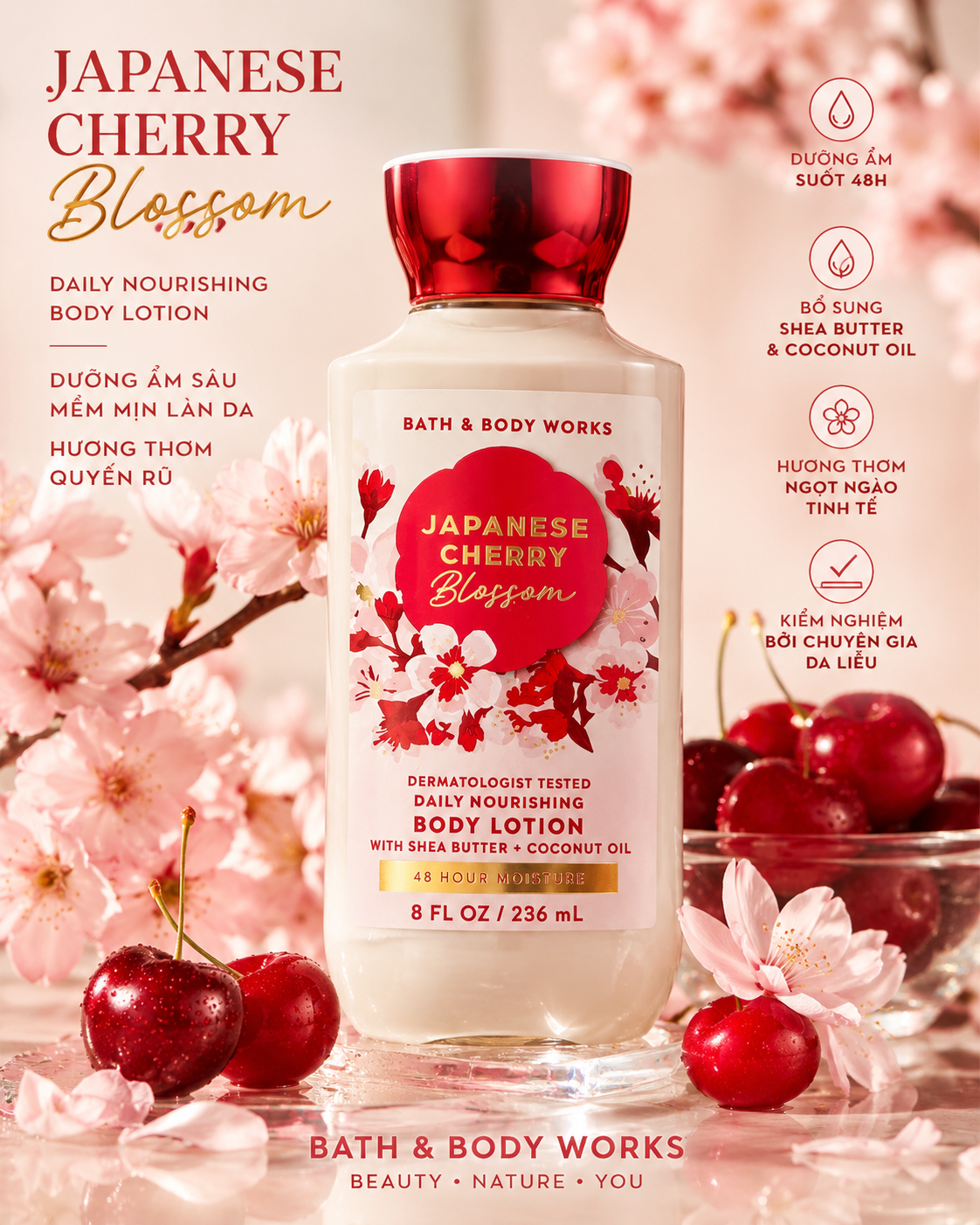 Lotion Bath & Body Words 236ml