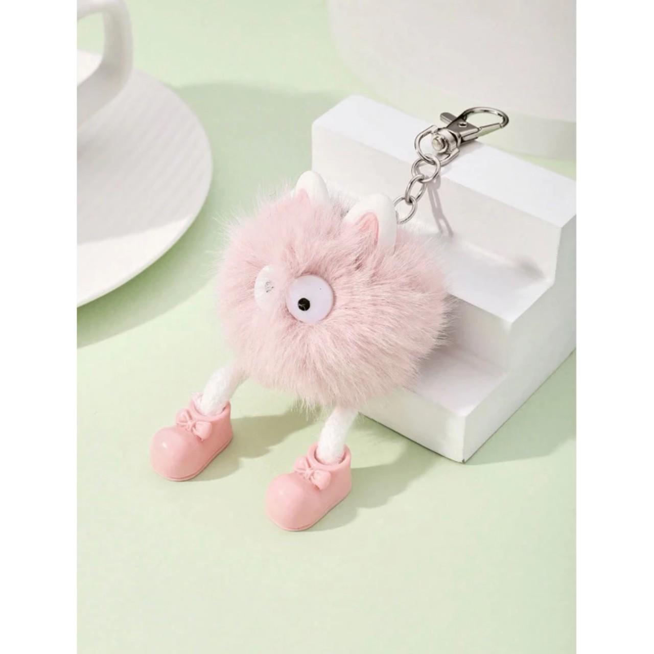 Charm Phụ Kiện Treo Túi Nữ Xinh Tim Nhung PK001_thumbnail_0