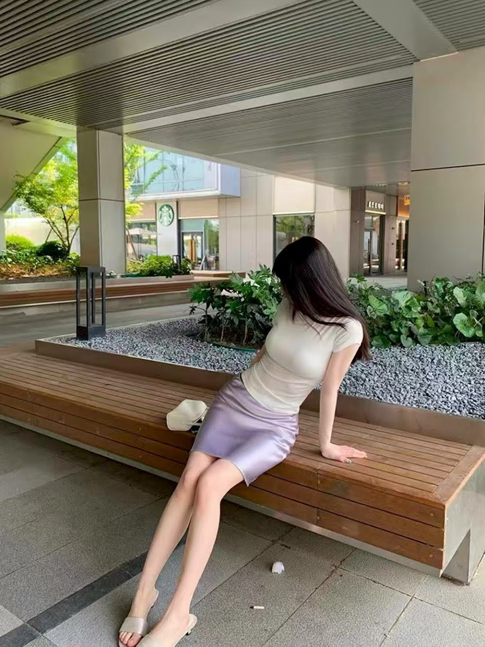 Lucas - chân váy lụa xòe A dáng ngắn basic_thumbnail_4