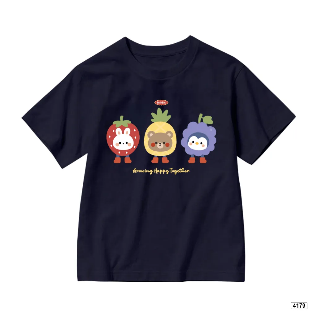 Áo thun bé trai bé gái trái cây mix thú cưng Kado 4179_thumbnail_12