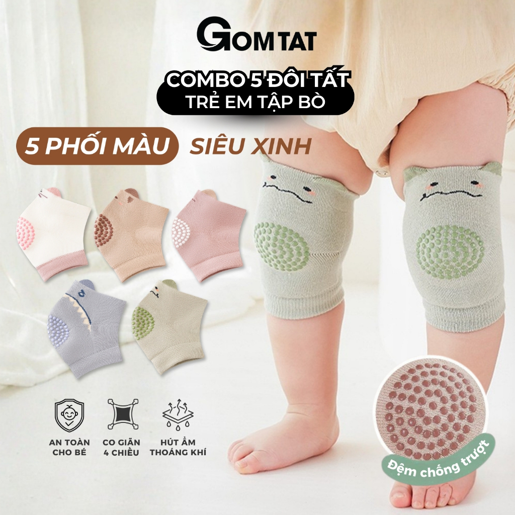 Combo 5 đôi tất gối tập bò YIQ-H012