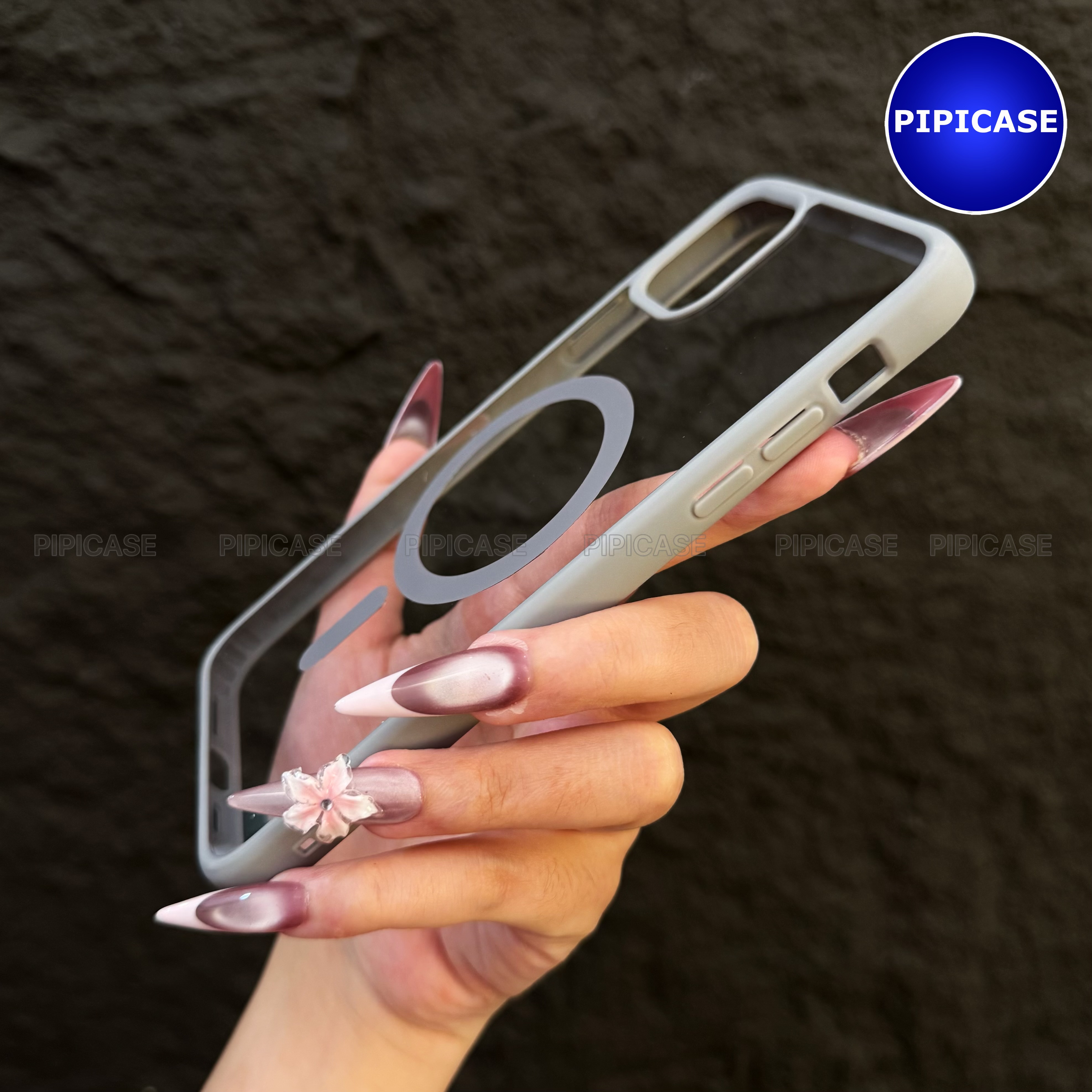 Ốp Lưng iPhone 11 Pro Max - Chic - Xám_thumbnail_3