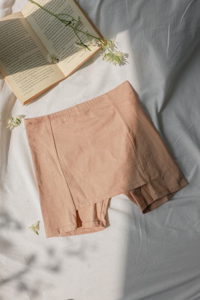 Quần Đùi Mang Váy Cotton LOC