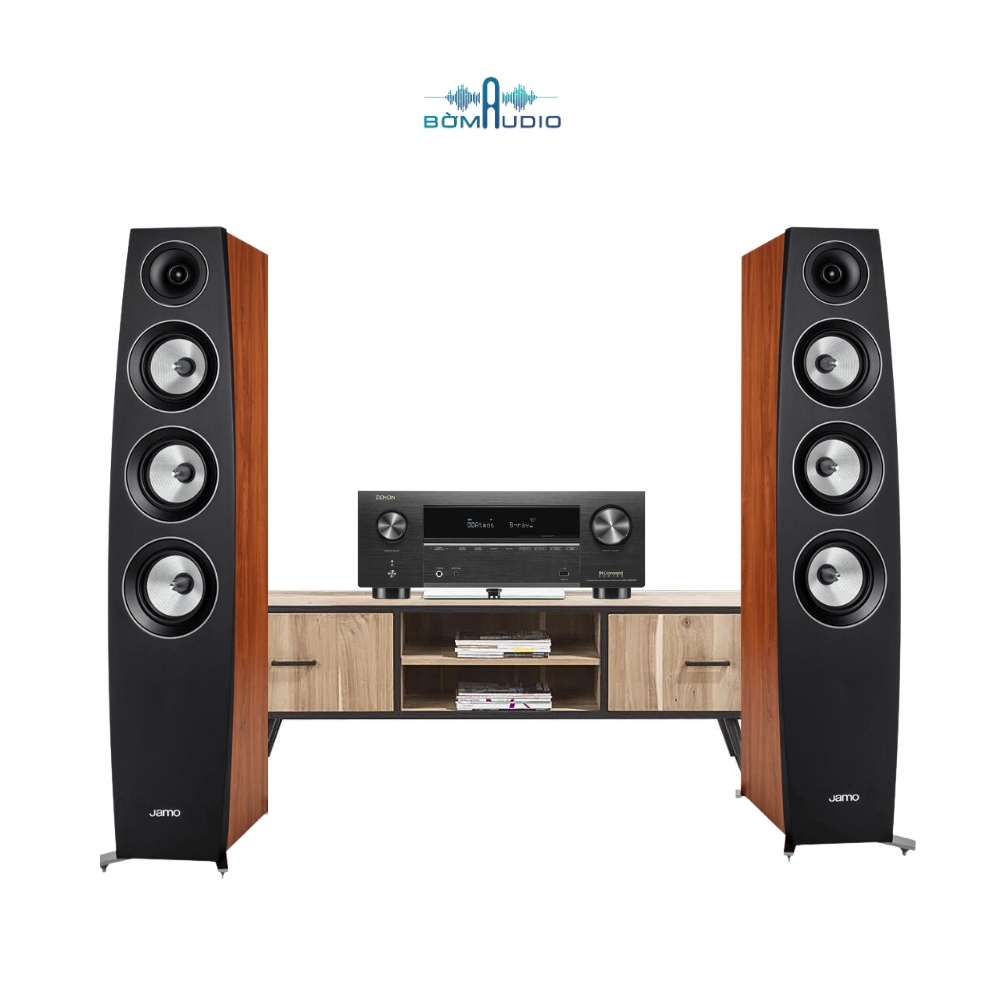 Combo Amply DENON AVR X3800H + Loa JAMO C97 II - B35