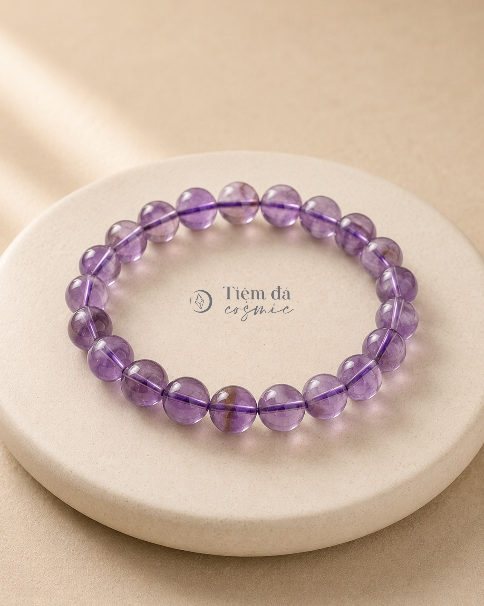 Vòng Thạch Anh Tím Bolivia Amethyst