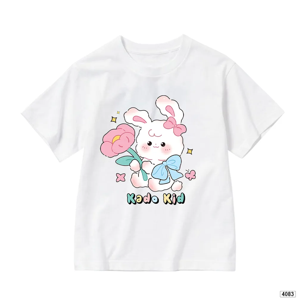 Áo thun bé gái Thỏ và hoa xinh xắn Kado 4083_thumbnail_0