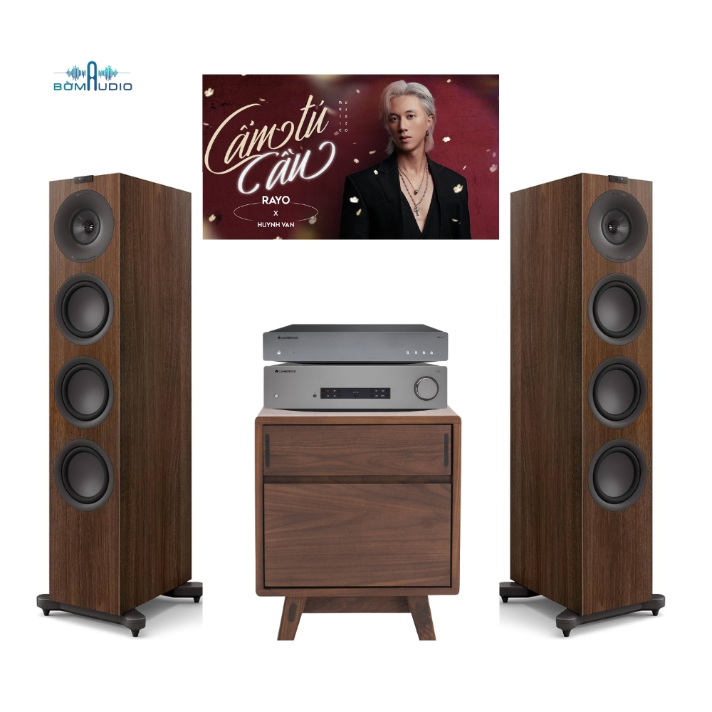 Combo Amply CAMBRIDGE CXA81 MKII + Network Player CAMBRIDGE AUDIO AXN10 + Loa Cột KEF Q11 META – CK10_thumbnail_0