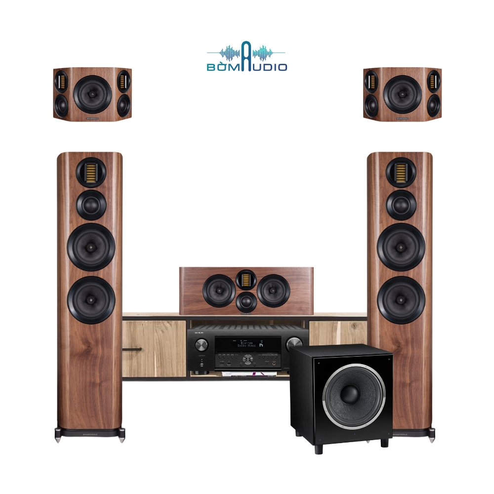 Combo Amply DENON AVC-X4700H + Front WHARFEDALE EVO 4.4 + Center WHARFEDALE EVO 4.C + Surround WHARFEDALE EVO 4.S + Sub WHARFEDALE SUBWOOFER SW-15 - B67_thumbnail_0