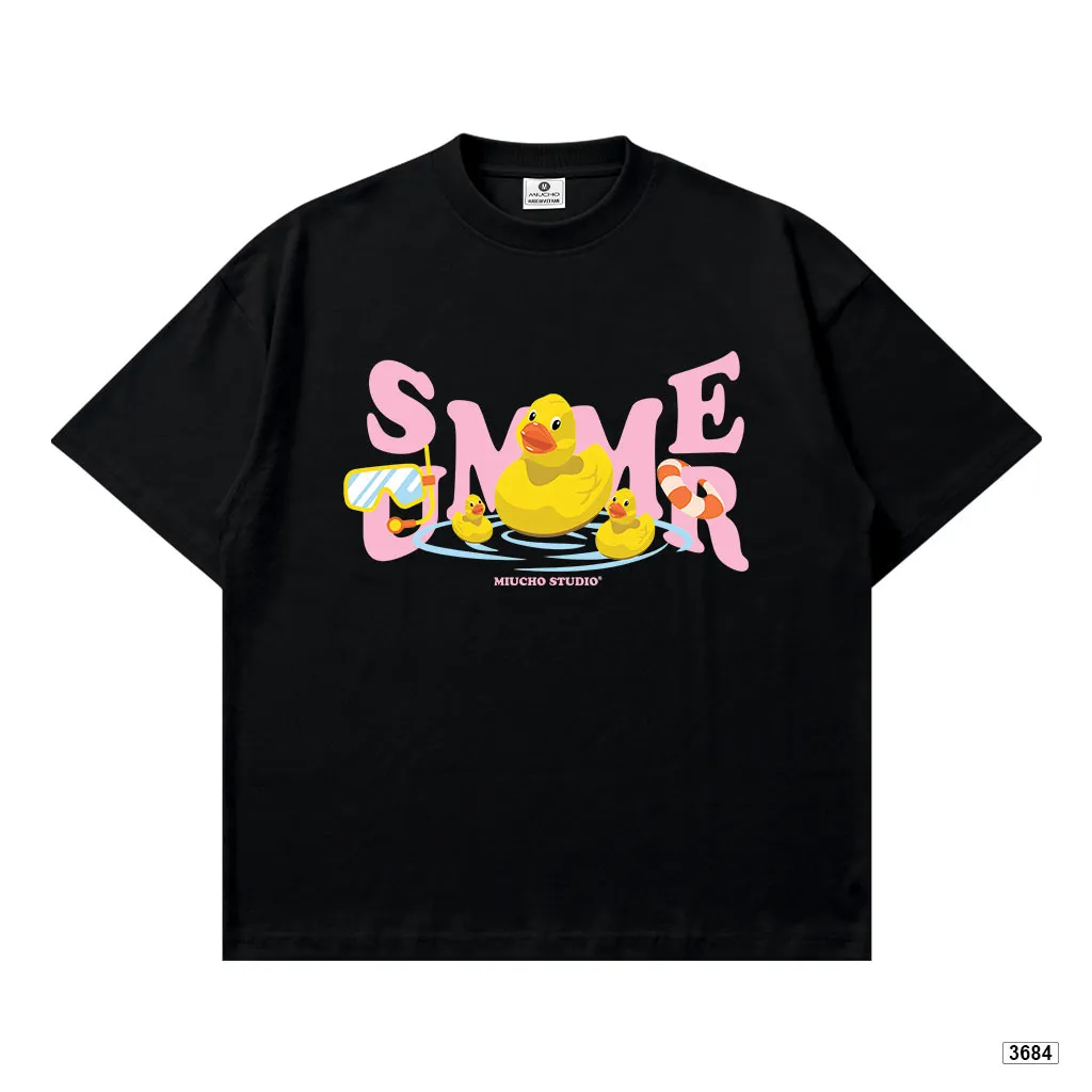 Áo thun boxy nam nữ phong cách mùa hè Miucho 3684_thumbnail_10