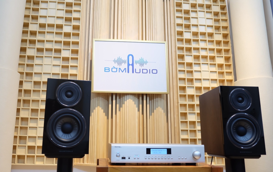 Hình ảnh chụp thực tế Combo Amply Rotel A14 MKII + Wharfedale Diamond 12.2 - B23 tại Bờm Audio