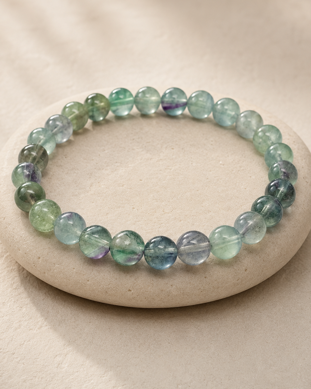 Vòng Đá Fluorite Xanh Lục