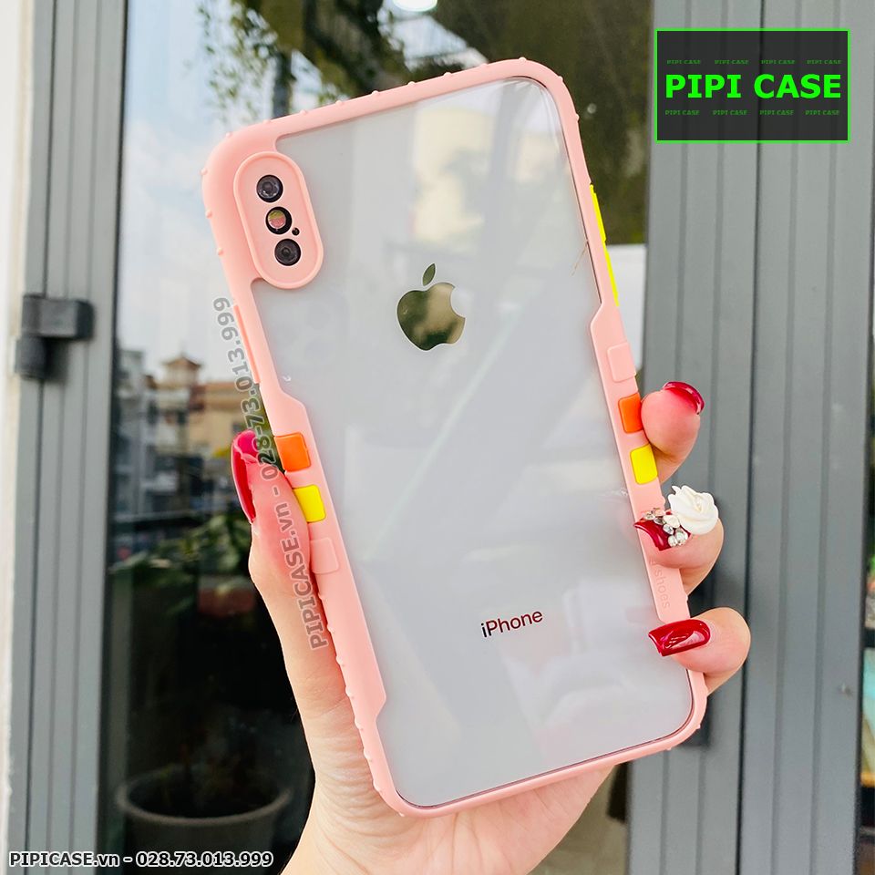 Ốp Lưng iPhone X / XS - Running Man - Hồng