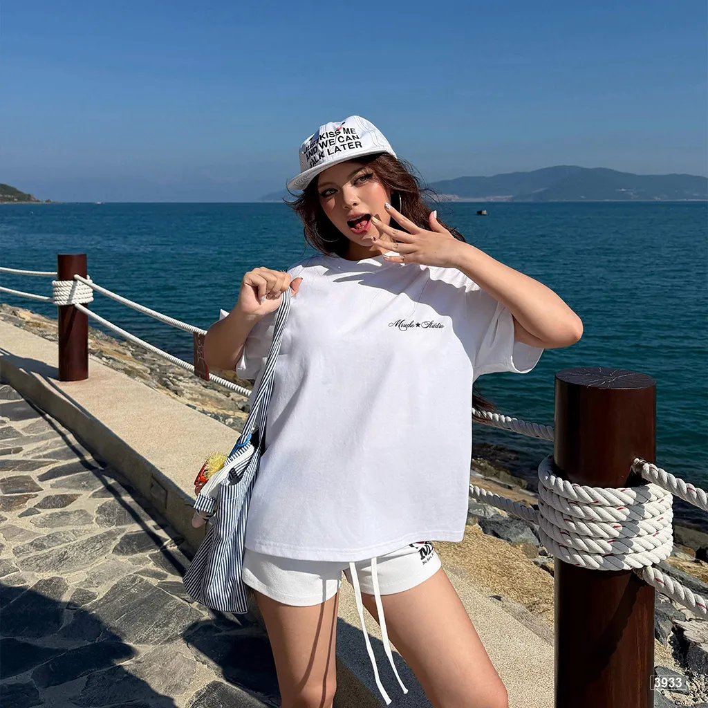 Áo thun boxy nam nữ basic dễ phối Miucho 3933_thumbnail_5