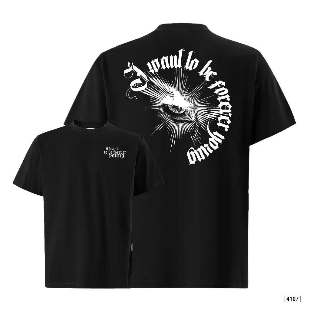 Áo thun form rộng unisex phong cách đường phố cổ điển Polux 4107_thumbnail_10