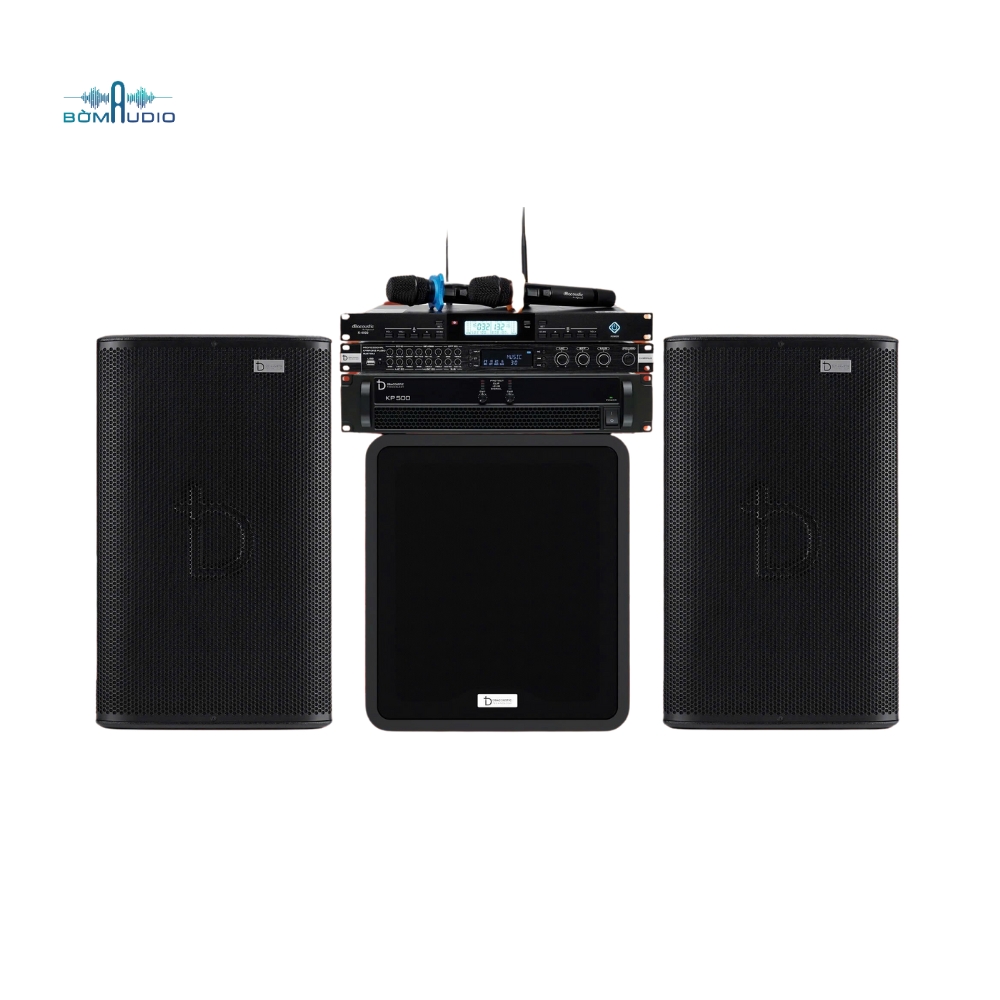 Combo Cục Đẩy DBACOUSTIC KP500 + Vang Sô DBACOUSTIC D700 + Micro DBACOUSTIC DB450II + Loa DBACOUSTIC LX S32 G2 + Loa SUBWOOFER DBACOUSTIC LX S32SA G2 - B337_thumbnail_0