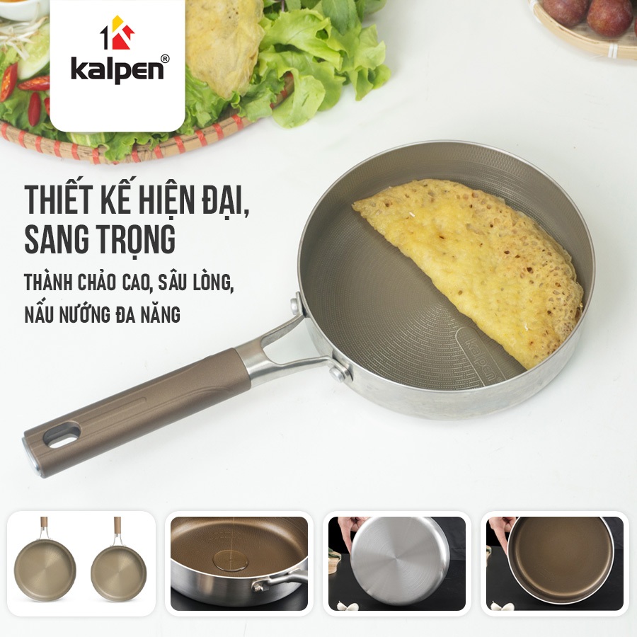 Chảo inox Kalpen TD16, không vung kính_thumbnail_5