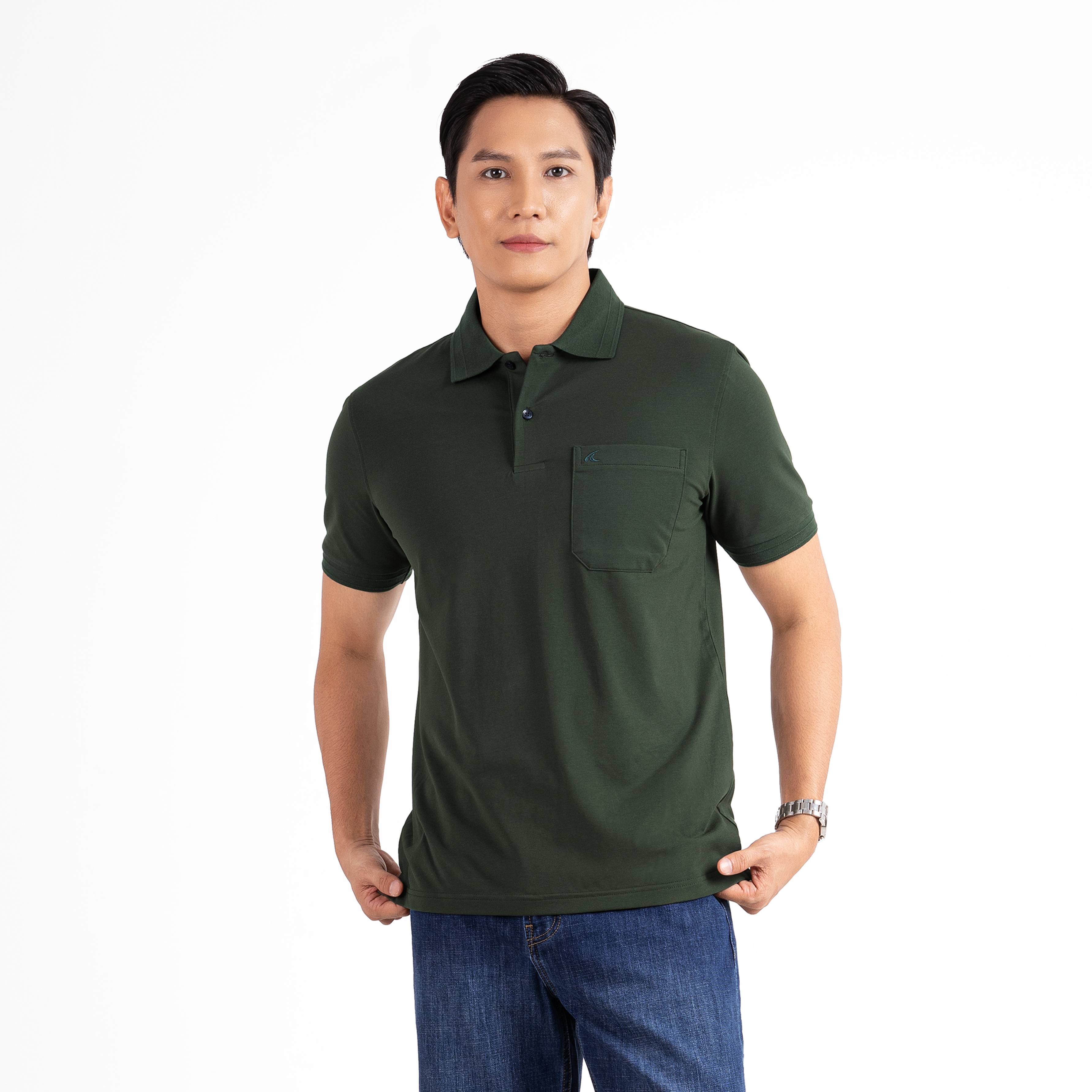 Áo Thun Polo Nam Trơn T51 - Vải Cotton - Form Classic