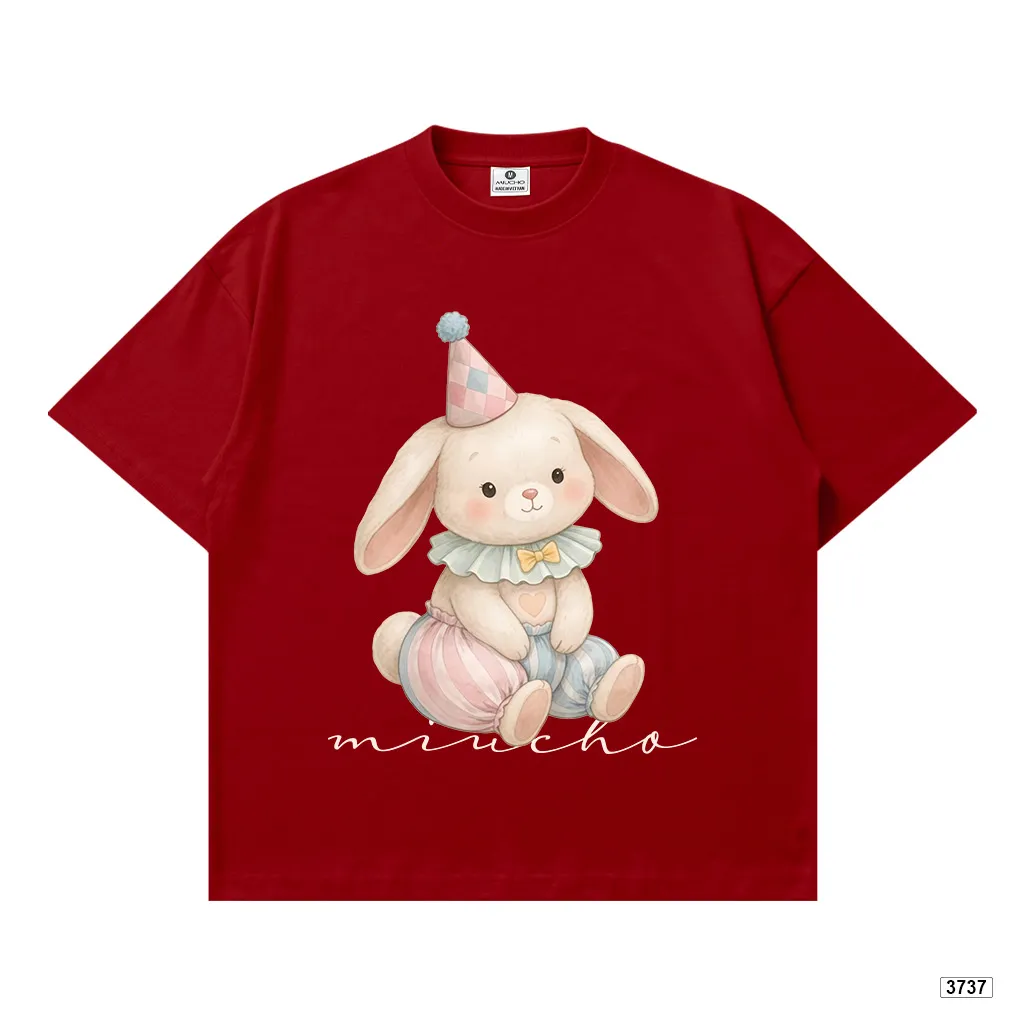 Áo thun boxy nữ thời trang mùa hè Bunny đáng yêu Miucho 3737_thumbnail_17