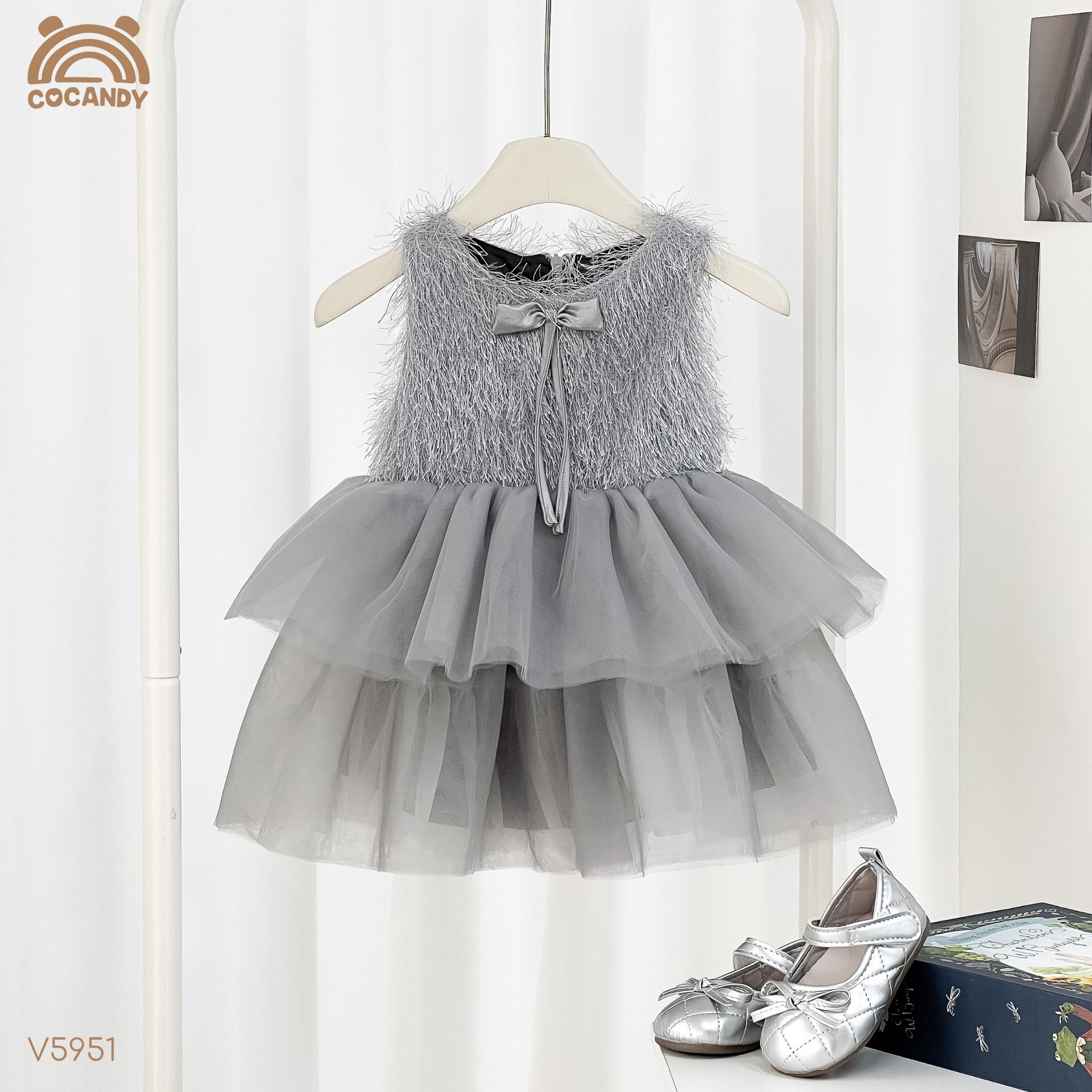 Váy sát nách XÁM Luna