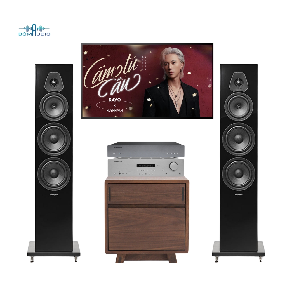 Combo Amply CAMBRIDGE AUDIO AXR100 + Network Player CAMBRIDGE AXN 10 + Loa Cột SONUS FABER LUMINA V – CS2_thumbnail_1