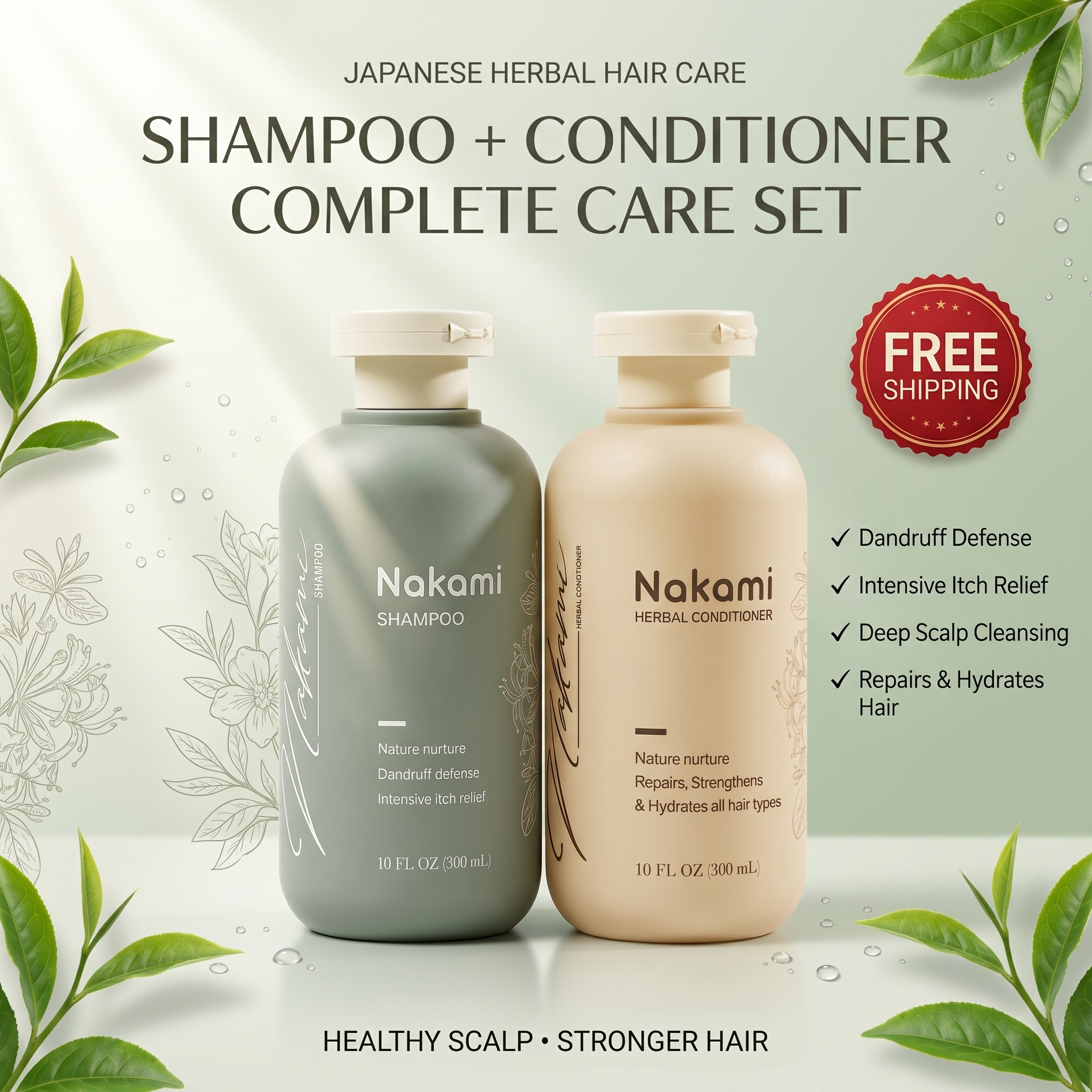 Buy 1 Shampoo + 1 Conditioner (Free Shipping)