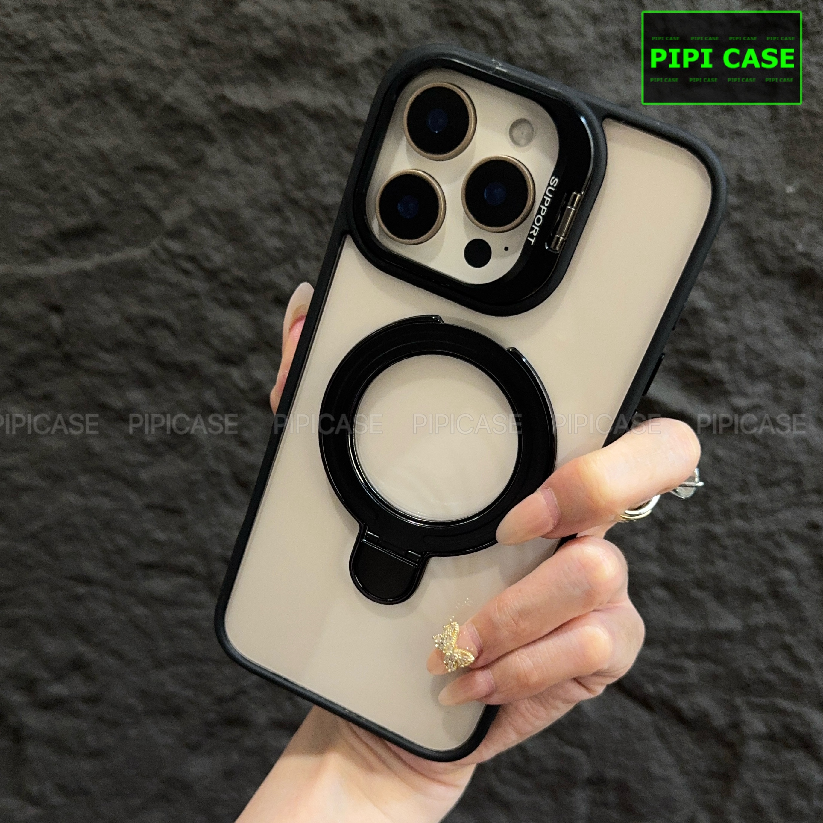 Ốp Lưng iPhone 12 Pro Max - Super Gone - Đen_thumbnail_9