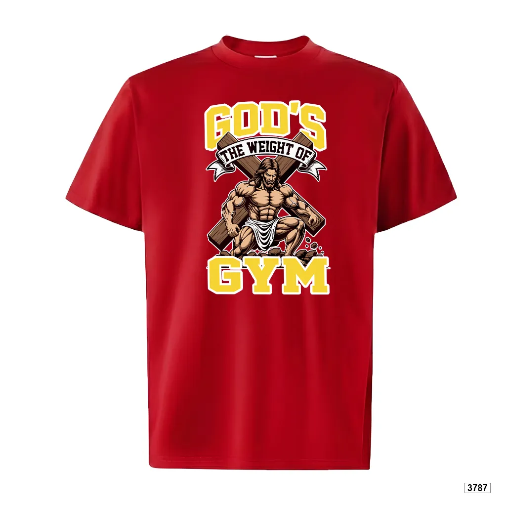 Áo thun nam form rộng God’s Gym phong cách thể thao năng động TeePrint 3787_thumbnail_10