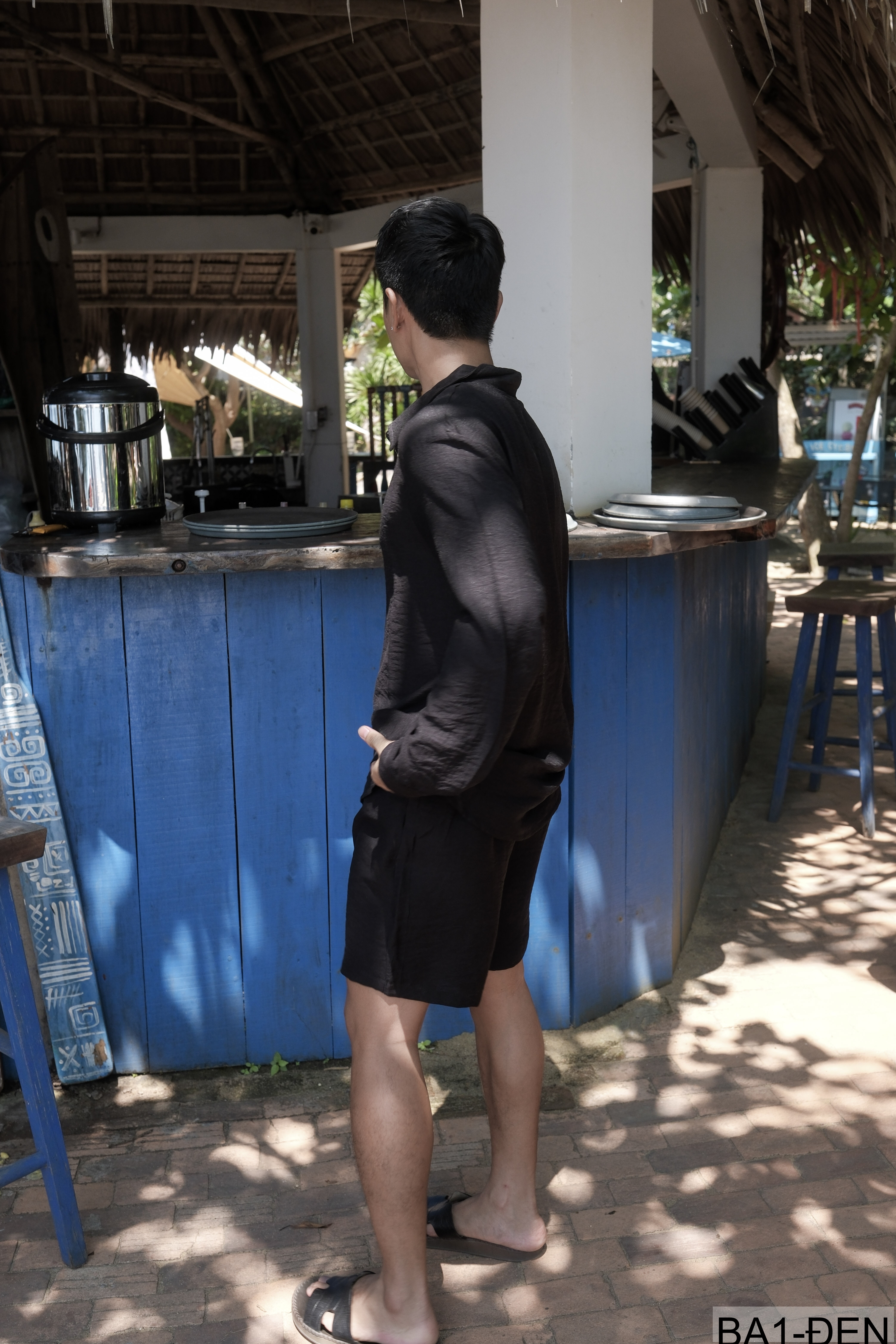 BA1 - Áo sơ mi nam dài tay mùa hè form rộng, chất polyester thoáng mát, phong cách thanh lịch năng động_thumbnail_2
