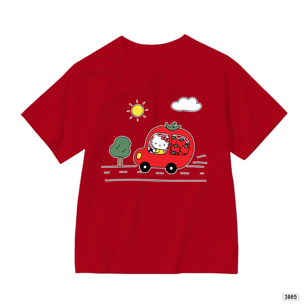 Áo thun bé gái form rộng Kittie Tomato Kado 3865_thumbnail_10
