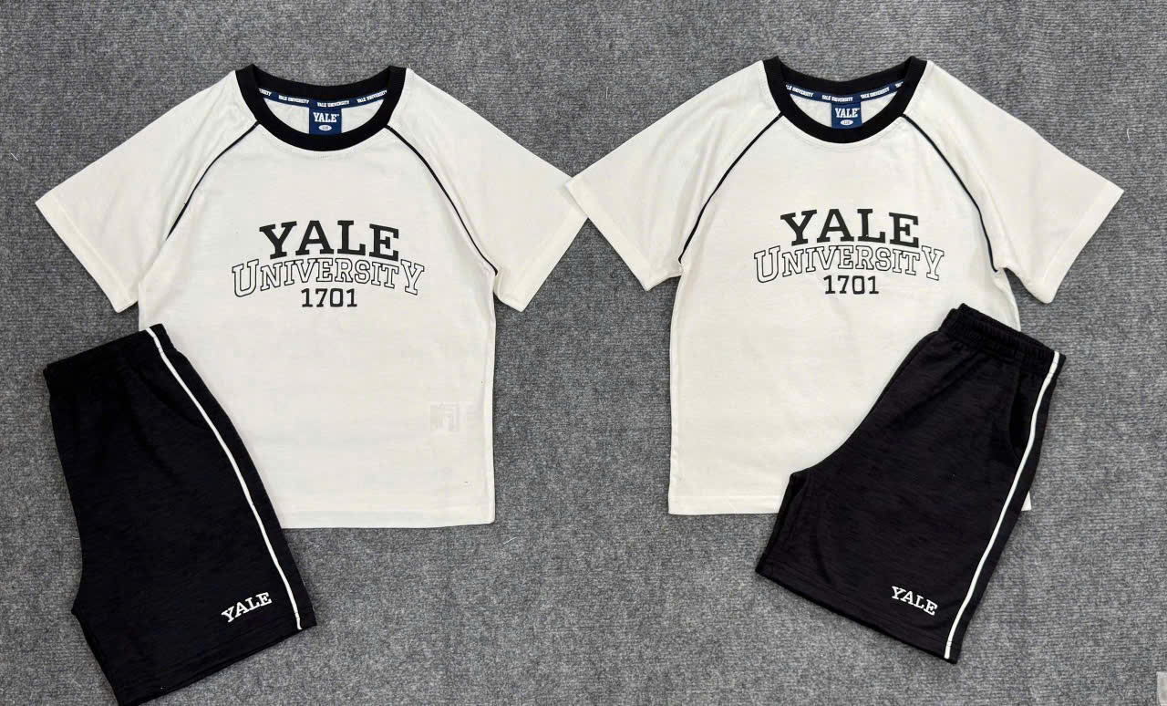 Set áo thun phối viền + quần bé_thumbnail_6