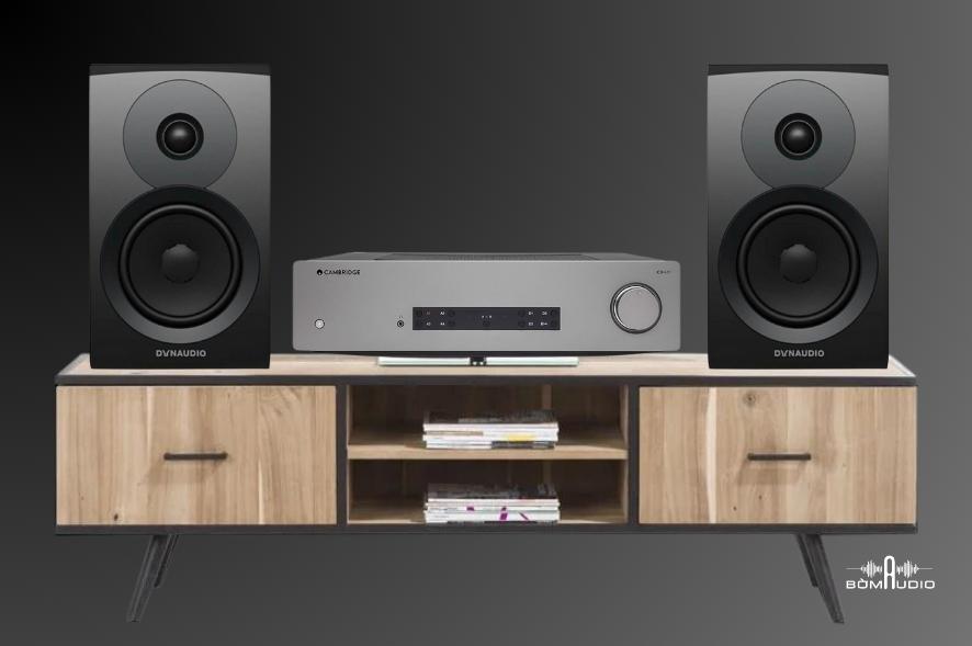 COMBO LOA DYNAUDIO EMIT 20 + AMPLY CAMBRIDGE CXA81 - B8