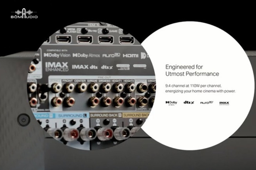 Amply Marantz Cinema 50 khởi động cài đặt dễ dàng