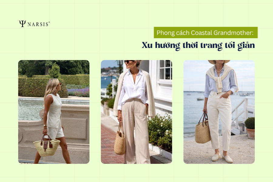 Phong cách Coastal Grandmother: Xu hướng thời trang tối giản